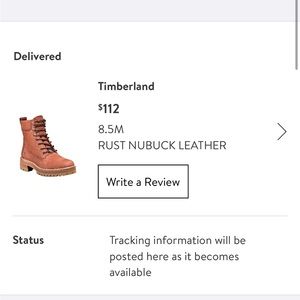 Rust Nubuck Timberlands